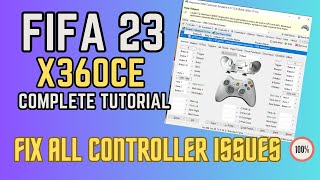 FIFA 23  How to Fix Controller not WorkingDetected Easily using x360ce✅️ [upl. by Nohtiek]