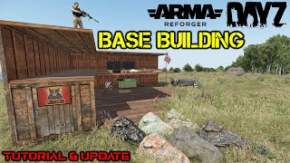 ARMA REFORGER DAYZ UPDATE BASE BUILDING IS HERE amp Tutorial Plxyable [upl. by Hareehat]