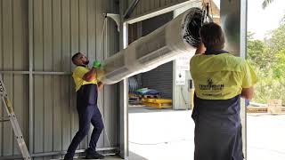 Roller Door Installation Video [upl. by Onaicilef]