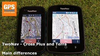 TwoNav Cross Plus and TwoNav Terra  main differences [upl. by Suruat]