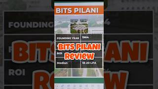 BITS Pilani Review  bits pilani review  cse bits pilani placements [upl. by Nail]