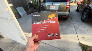 2009 Honda CRV How to replace a cabin air filter [upl. by Cob135]