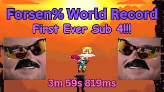 WR Jump King  Forsen Babe of Ascension in 3m 59s 819ms [upl. by Ivets]