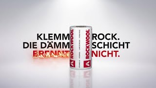 Klemmrock Echte Steinwolle Die Dämmschicht brennt nicht – von ROCKWOOL [upl. by Kirchner189]