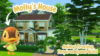 Mollys House  Animal Crossing Inspired Sims 4 Speed Build  no CC [upl. by Pas]