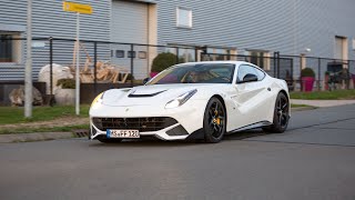 Novitec Rosso Ferrari F12 Berlinetta  Revs amp Accelerations [upl. by Acnaiv]