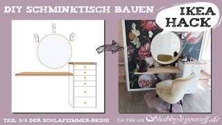 Schminktisch selber bauen ★ DIY SchlafzimmerProjekt TEIL 3 [upl. by Acinet370]