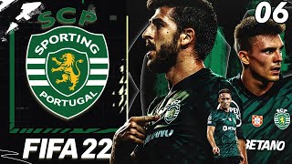 FIFA 22  Sporting Modo Carreira 06  A primeira dupla jornada da Liga Bwin [upl. by Vinaya815]