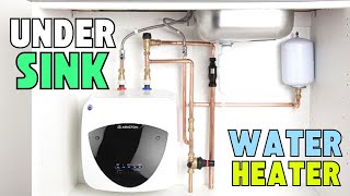 Best Budget Under Sink Water Heater 💦🔥 Electric Water Heater Review amp Install [upl. by Ynattirb]