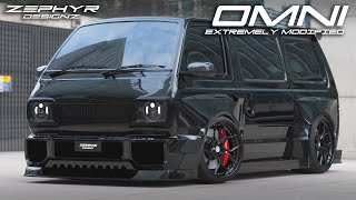 Maruti Suzuki OMNI EXTREMELY MODIFIED by Zephyr Designz  4K [upl. by Yngad]