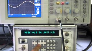 WAVETEK MODEL 275 12 MHz programmable arbitraryfunction generator 動作確認 [upl. by Eeralih15]