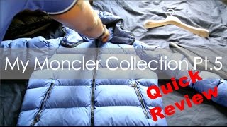 Moncler Jacket Collection Pt 5  Quick Review [upl. by Eiclud]