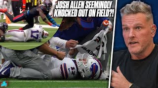 Josh Allen Seemingly Gets Knocked Out Before quotBad Clock Managementquot In Texans Loss [upl. by Cornela]