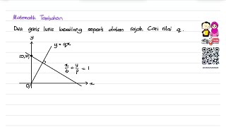 Matematik Tambahan Tingkatan 4  Garis Serenjang [upl. by Gladys]