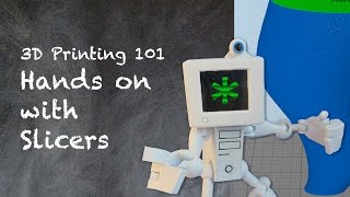 3D Printing 101  How to use Slicers by Example Cura Cura2 Slic3r Simplify3D [upl. by Mihsah]