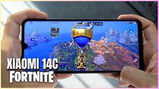 Xiaomi Redmi 14C Fortnite Mobile Gaming test  Helio G81 Ultra 120Hz Display [upl. by Noami]