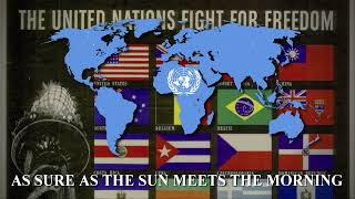 quotUnited Nations On the Marchquot  United Nations March LYRICS [upl. by Coheman556]