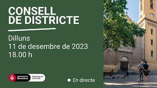 Consell de districte de les Corts [upl. by Enelear]