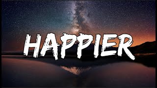 Olivia Rodrigo  happier Lyrics [upl. by Otrebliw]