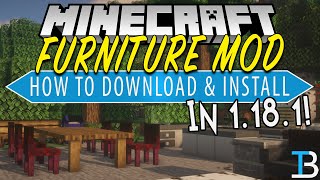 How To Download amp Install MrCrayFish’s Furniture Mod in Minecraft 1181 [upl. by Einram]