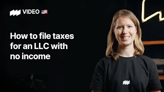 How to file taxes for an LLC with no income [upl. by Eiuqnimod]