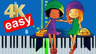 Milly Molly Theme Song Slow Easy Medium Piano Tutorial 4K [upl. by Buckden]