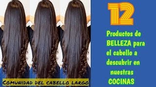 ¡12 PRODUCTOS DE BELLEZA PARA EL CABELLO A DESCUBRIR EN NUESTRA COCINA [upl. by Still]