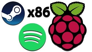 Steam Spotify and Unreal Tournament on Raspberry Pi  Exagear Desktop [upl. by Thanasi]