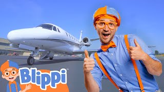 Blippi FLIES In A Jet  BLIPPI  Kids TV Shows  Cartoons For Kids  Fun Anime  Popular video [upl. by Yenahpets]