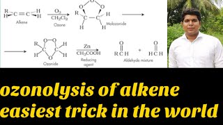 Ozonolysis reaction ALKENEMCQwritten HSC ALL UNIVERSITY ADMISSION [upl. by Retrac]