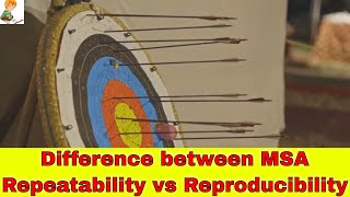 Difference between Repeatability vs Reproducibility  MSA  core tools LWMRM coretools msa [upl. by Suzi]