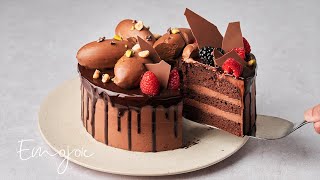 Ultimate Chocolate Cake without Oven  How to make Chocolate Cake by Hafsas Kitchen [upl. by Tnarud78]