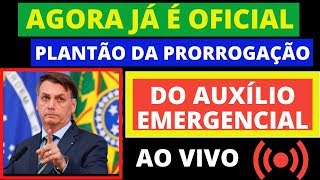 PLANTÃO URGENTE AO VIVO BOLSONARO OFICIALIZA PRORROGAÇÃO DO AUXILIO EMERGENCIAL [upl. by Florri101]