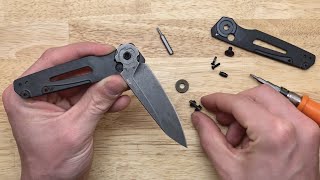 How to Disassemble a Kershaw Launch 11 [upl. by Aratnahs]