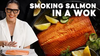 My Easy Woksmoking Technique  Smoked Salmon  Marion’s Kitchen [upl. by Ahsikam996]