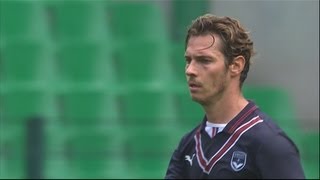 Great goal Ludovic OBRANIAK 90  AS SaintEtienne  Girondins de Bordeaux 21  20132014 [upl. by Arytas]