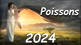 ♓️ POISSONS 🐠  2024  Etre actif ouvert et ne pas vouloir plus quil ne vous en faut [upl. by Dibbrun]