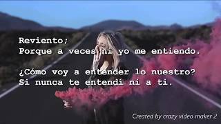 Lo siento  Karen Mendez Cover  Letra [upl. by Yeldah683]