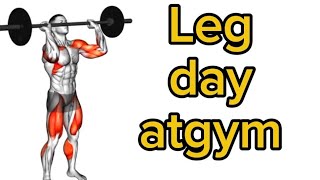 Leg workout for stronger legs atgymhow to build bigger legs [upl. by Teplica]