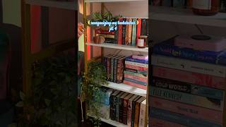 Reorganizing my bookshelves pt 4 🌜 bookshelforganization bookreaders [upl. by Arramahs]