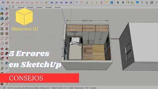 5 Errores en SketchUp que no debes cometer [upl. by Venditti]