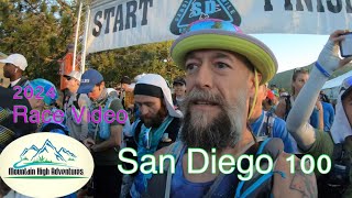 San Diego 100 Mile Endurance Run  2024 Race Video  Chris Gorney bib 13 [upl. by Ardnic237]