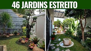 46 IDEIAS DE JARDINS ESTREITOS EM ESPAÇOS PEQUENOS VOCÊ PRECISA VER [upl. by Yerrok747]