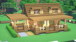 Minecraft Survival House Tutorial 2  Minecraft Builds [upl. by Elem866]