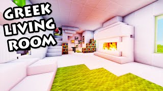 How to Build a Living Room in Minecraft  Greek House Tutorial 6 [upl. by Baten562]