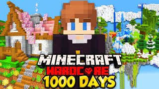 I Survived 1000 Days in HARDCORE Minecraft FULL MOVIE [upl. by Aes66]