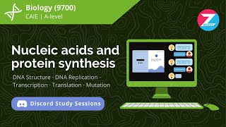 Nucleic Acids and Protein Synthesis  Biology Alevel  Discord Study Session [upl. by Rita]