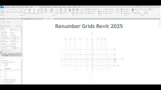 Renumber Grids Revit 2025 [upl. by Amaso]