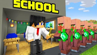 Minecraft but I Open a School [upl. by Howell]