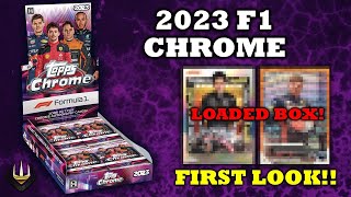 2023 Topps F1 Chrome Hobby FIRST LOOK [upl. by Robinson]